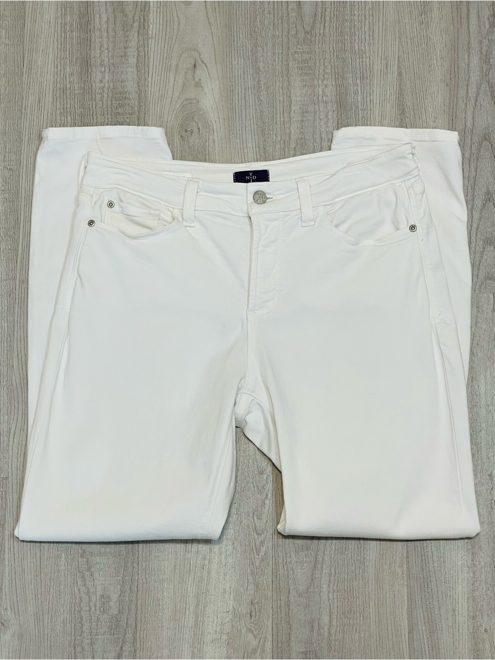 NYDJ Clarissa Ankle Jeans White Size 10